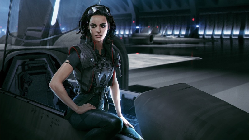 1080P, Endless Space 2, Pilot, Black Hair, Video Game, Girl