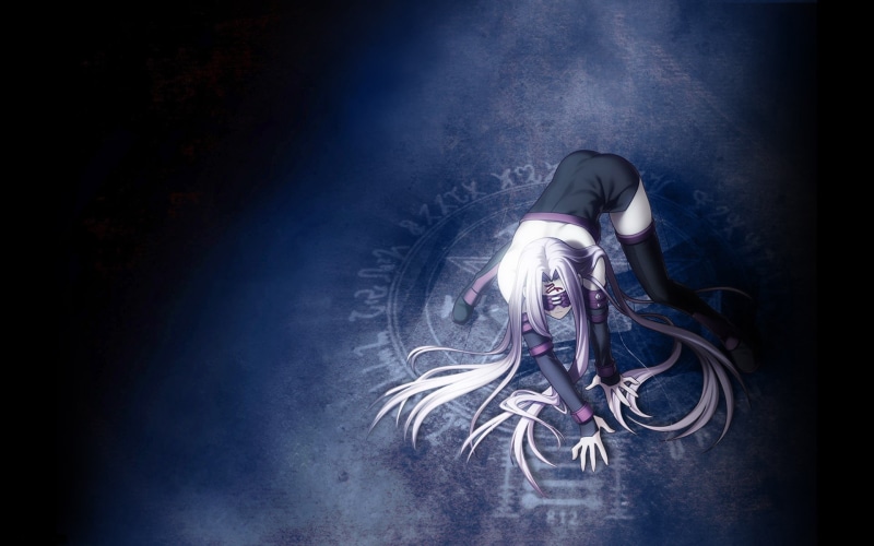 lighting equipment, smoke - physical structure, lifestyles, high angle view, front view, one person, young adult, glowing, Fate/Stay Night, illuminated