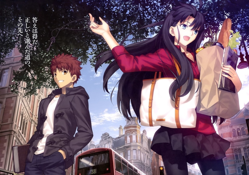 1080P, Rin Tohsaka, Shirou Emiya, Fate Series, Fate/Stay Night