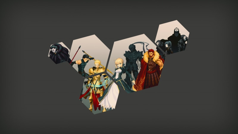 Fate Series, Gilgamesh, Rider (Fate/Zero), Caster (Fate/Zero), Saber, Berserker (Fate/Zero), Fate/Zero, 1080P, Lancer (Fate/Zero)