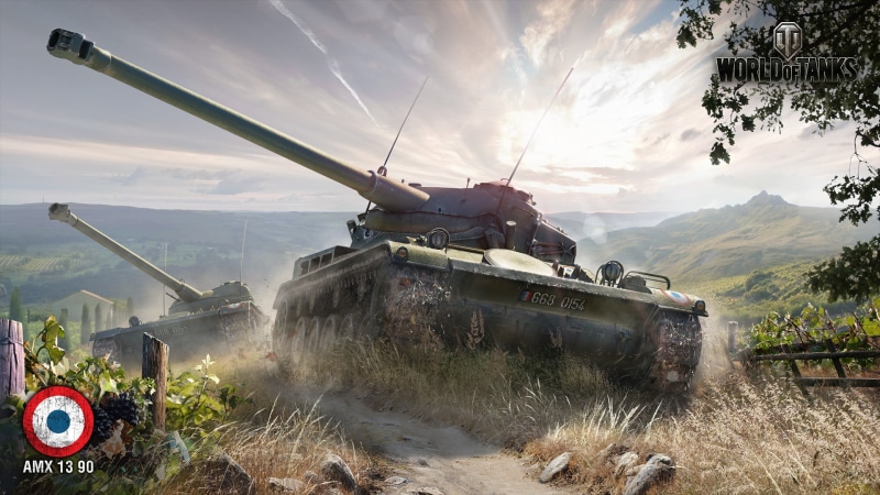 transportation, day, army, AMX 13 90, video games, one person, nautical vessel, government, mode of transportation, nature, wargaming, military, mountain