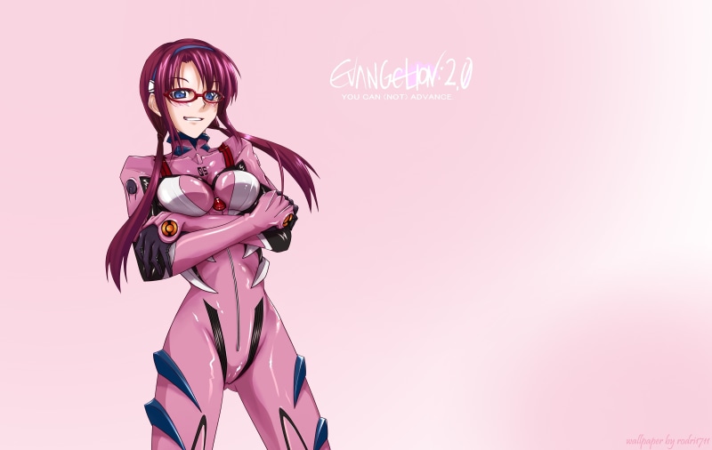 mari, anime, illustrious, neon genesis evangelion, genesis, 4K, x, neon, hd, art, makinami, evangelion, makinami mari illustrious