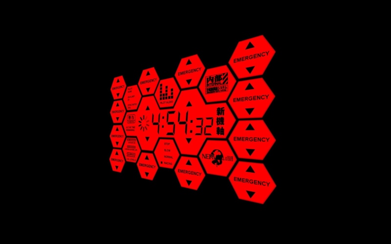 evangelion, neon, 1080P, nerv, genesis