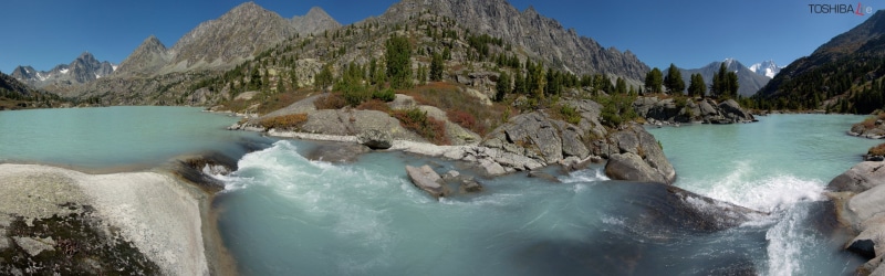 mountains, lakes, 2K, multiscreen