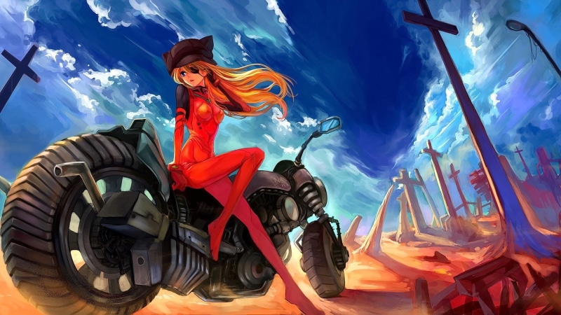 Evangelion: 3.0 You Can (Not) Redo, Long Hair, Blonde, Asuka Langley Sohryu, Blue Eyes, Evangelion, 1080P
