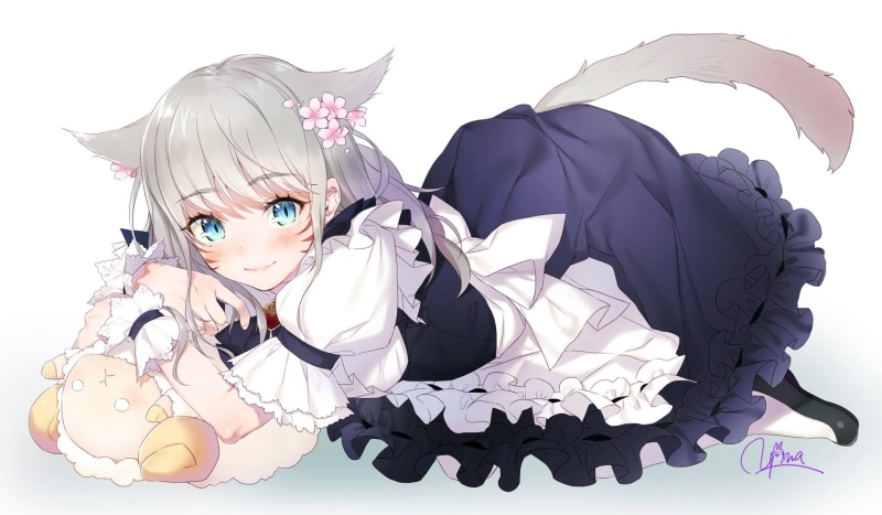 Final Fantasy, anime girls, Final Fantasy XIV, Miqote, anime, 1080P