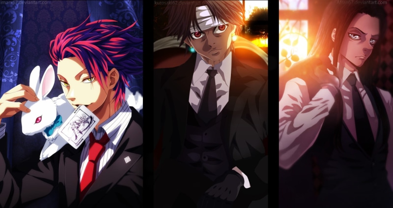 Illumi Zoldyck, Chrollo Lucilfer, Hunter x Hunter, 1080P, Anime, Hisoka (Hunter × Hunter)
