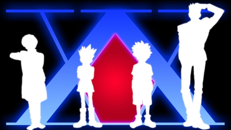 1080P, Hunter x Hunter, Black, Anime, Killua Zoldyck, Red, Leorio Paradinight, Gon css, Kurapika (Hunter × Hunter)
