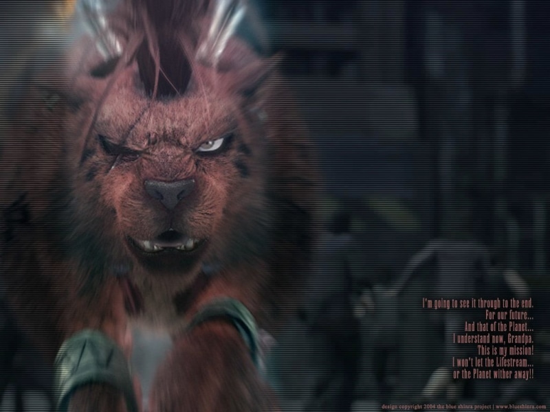 day, mammal, Red XIII, communication, Final Fantasy VII: Advent Children, close-up, vertebrate, animal body part, reflection, 480P, one animal, Final Fantasy
