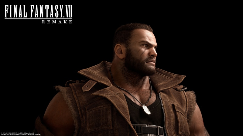Barret Wallace, Final Fantasy VII: Remake, Final Fantasy, render, video games, Final Fantasy VII, Video Game Art, digital art, 8K