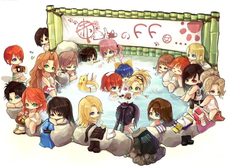 Kairi (Kingdom Hearts), Stella Nox Fleuret, 720P, Shelke (Final Fantasy), Oerba Dia Vanille, Chibi, Lulu (Final Fantasy), Final Fantasy, Penelo (Final Fantasy)