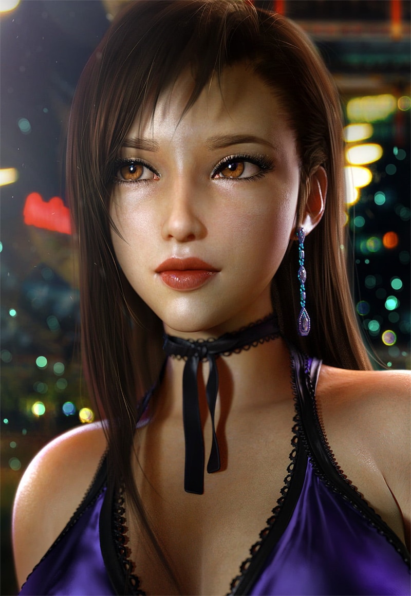 720P, dress, Tifa Lockhart
