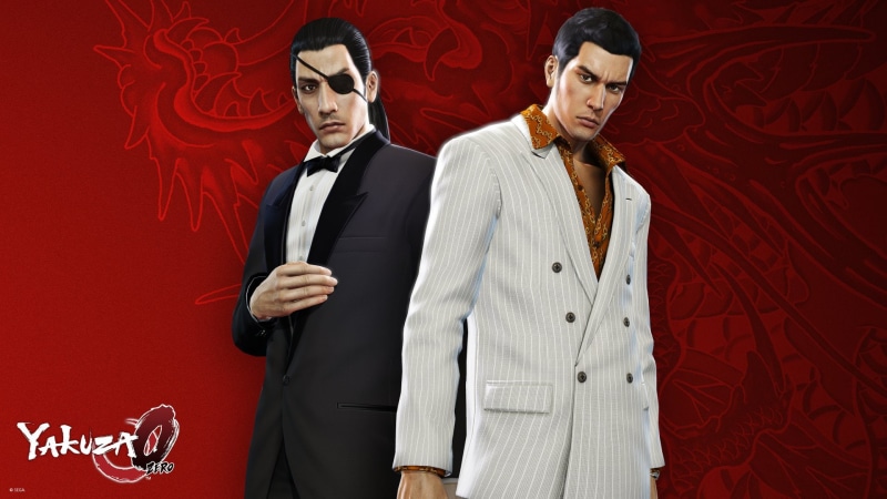 Yakuza 0, Video Game, Kazuma Kiryu, Goro Majima, 1080P