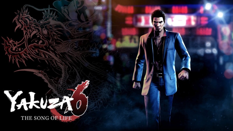 Logo, Yakuza 6, 1080P, Kazuma Kiryu