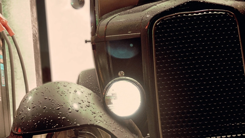 Ford, car, glass - material, device, transparent, Hot Rod, gray, land vehicle, public transportation, motor vehicle, wet, day, train, black, mode of transportation