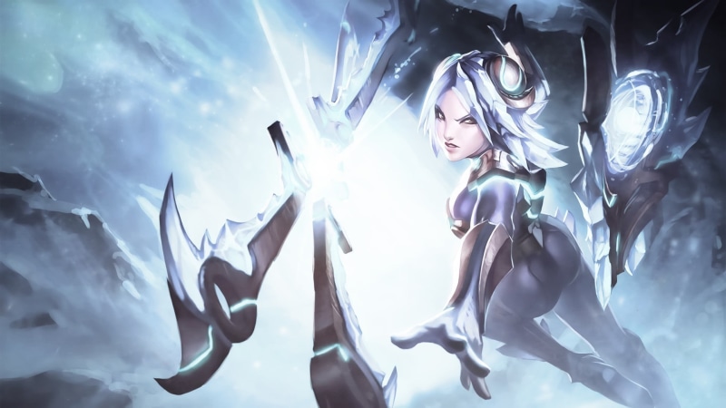 low angle view, young women, cloud - sky, sky, front view, warrior, illuminated, people, 1080P, adult, character, video games, beautiful woman, nature