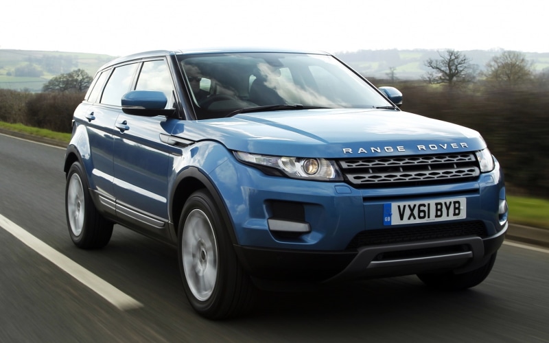 Evoque, crossover, blue, the front, the sky, prestige, Range Rover, Land Rover, Ewok, road, 1080P