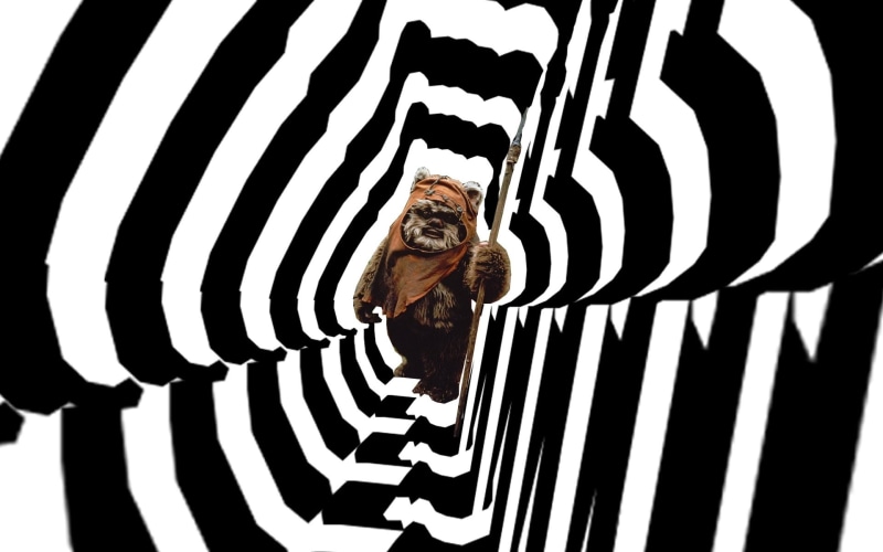 Mind Teaser, Psychedelic, Star Wars, 1080P, Trippy, Sci Fi, Humor, Ewok