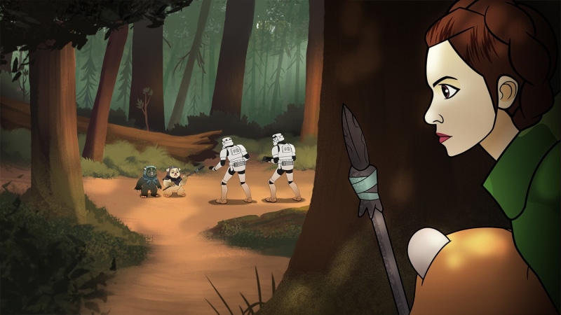 Stormtrooper, Ewok, TV Show, Star Wars: Forces of Destiny, 1080P