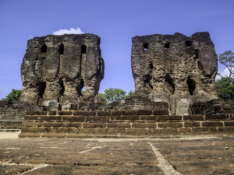 Buildings, historic, ancient, photos, outdoors, famous Place, Sri Lanka, clear sky, Old, damaged, no people, low angle view, public domain, travel destinations