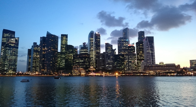 nature, urban skyline, skyscraper, Singapore, waterfront, building exterior, office, building, office building exterior, Asia, city, landscape, financial district