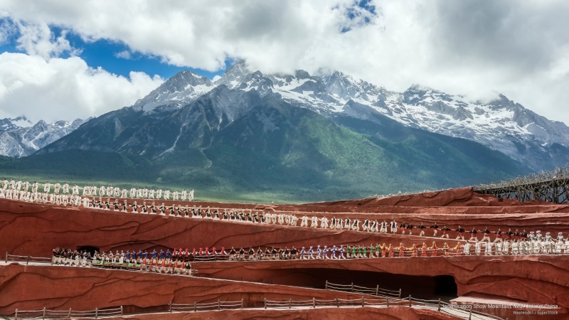 2K, snow, near, china, Asia, dragon, lijiang, jade, mountain