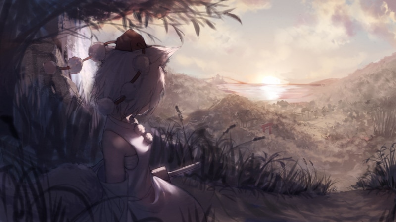 anime girls, Asia, Inubashiri Momiji, anime, 1080P, Touhou