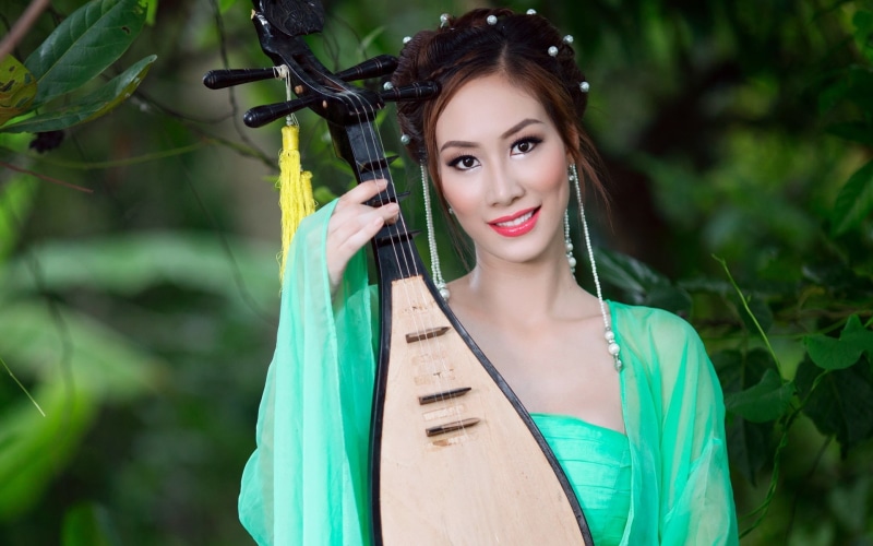 Asia, Pipa, Music, 1080P, Girl