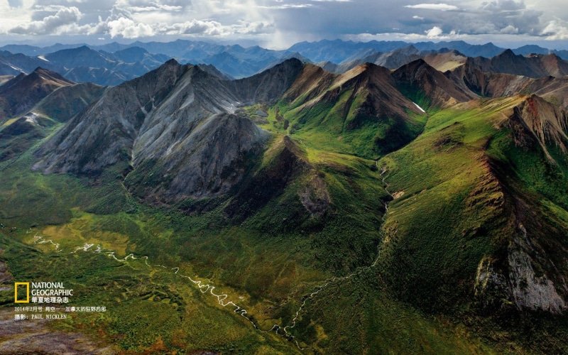west, overlook, nicklen, sky, canadas wild west, overlooking, 1080P, s, national, clouds, geographic, rivers, yukon, paul, national geographic magazine