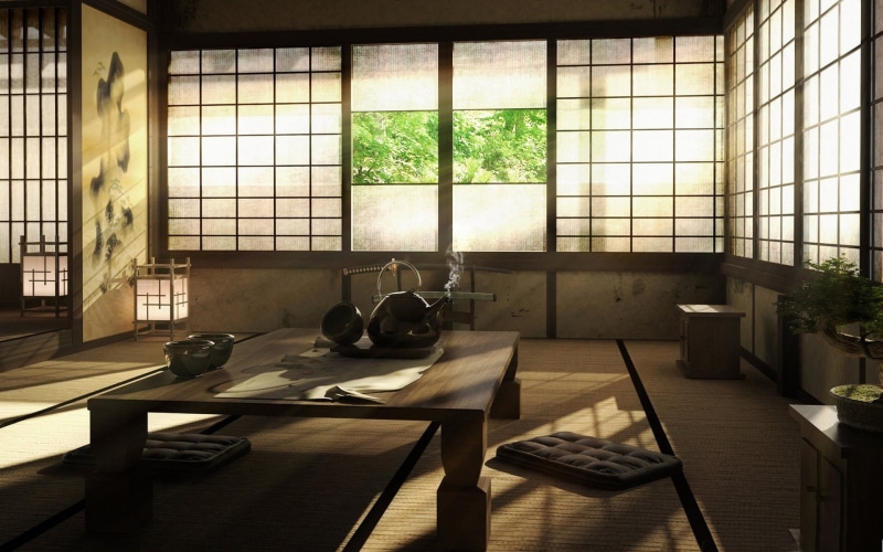 Japan, photography, interior, 1080P, japanese interior, architecture
