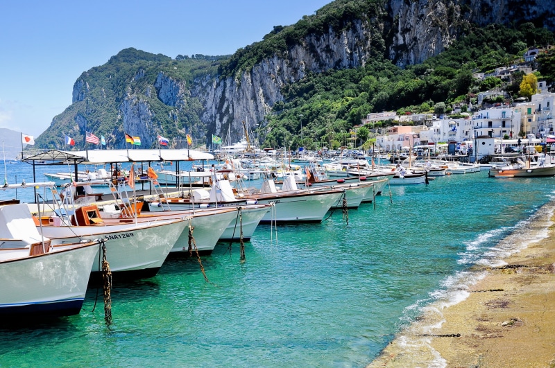 beach, landscape, water, yacht, capri, built structure, mediterranean Countries, sailboat, journey, outdoors, tourist Resort, tourist, italy, no people