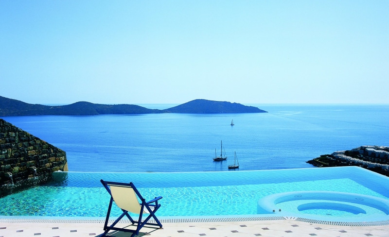 mediterranean Culture, idyllic, luxury, coastline, scenics, tranquility, sunlight, travel Destinations, europe, sea, horizon, summer, tranquil Scene, swimming Pool