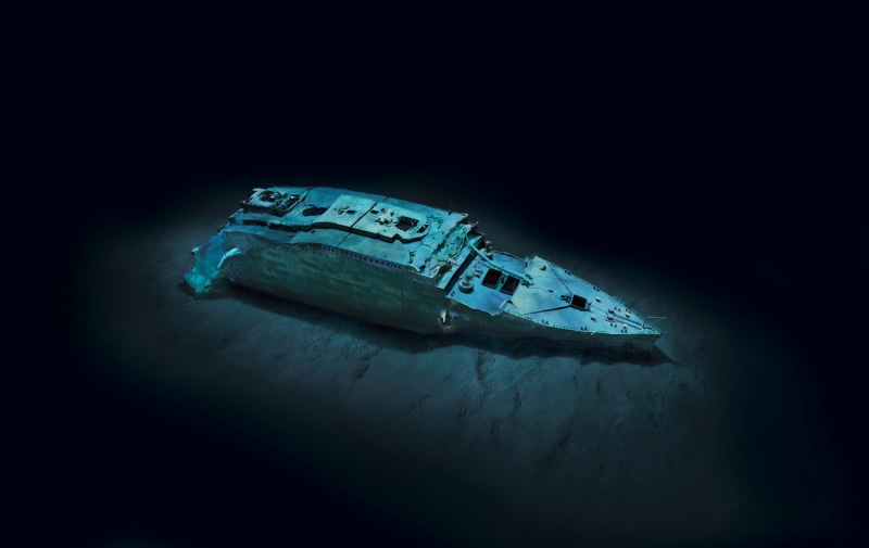 wreck, 1080P, ship, underwater, Titanic