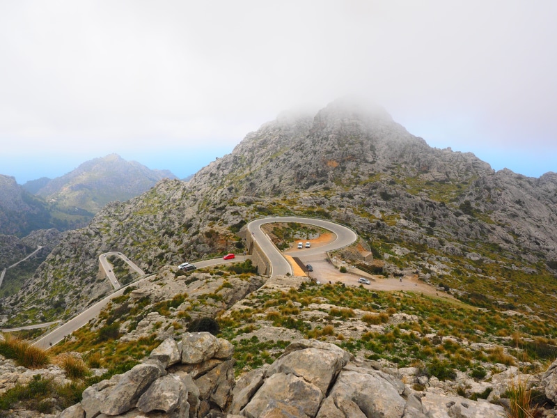 formation, nus de sa corbata, rock - object, serra de tramuntana, hairpin bends, rock, mallorca, pass road, gorge, landscape, non-urban scene, tranquil scene
