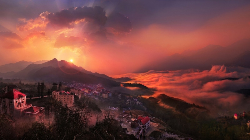 Towns, Sa Pa, 1080P