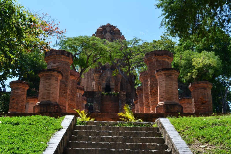 belief, old, day, travel, sky, 5K, architecture, nha trang, tree, ancient civilization, spirituality, ruined, religion, the past, low angle view, Ancient