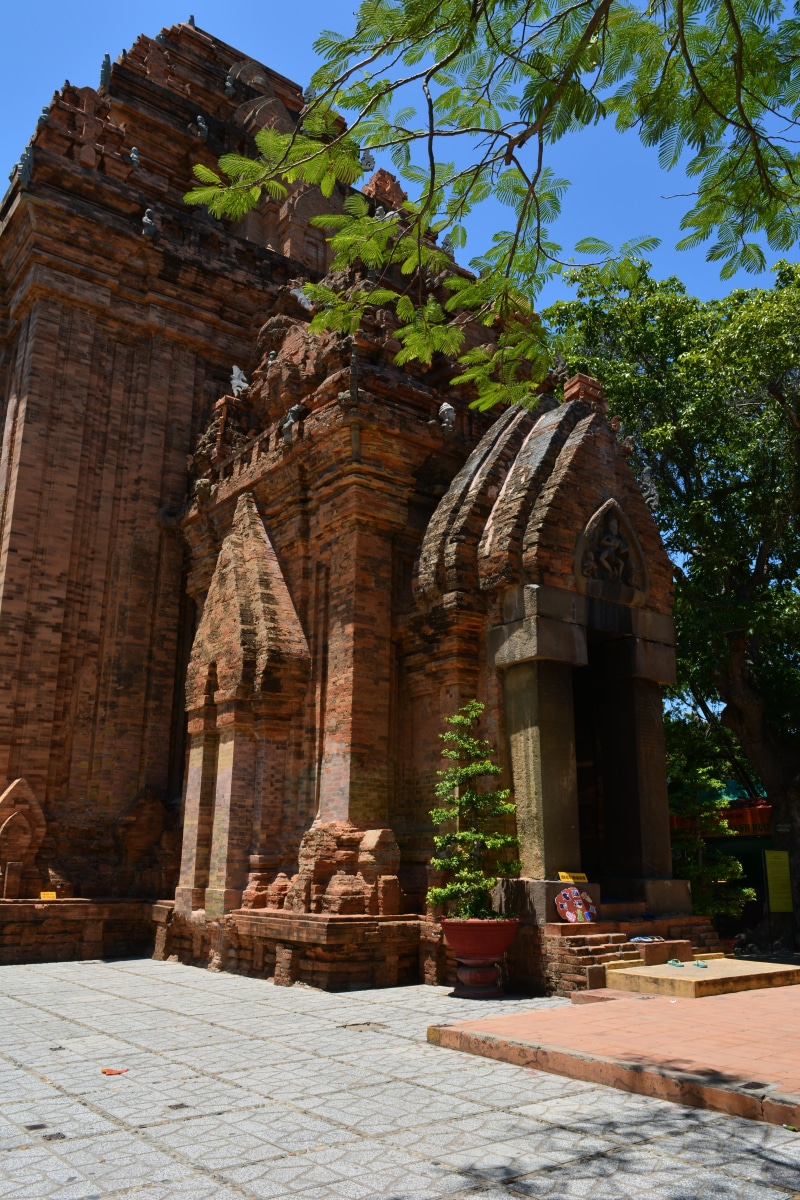 landmark, 5K, place of worship, tower, building exterior, spirituality, nature, plant, built structure, nha trang, asia, the past, indochina, old, religion