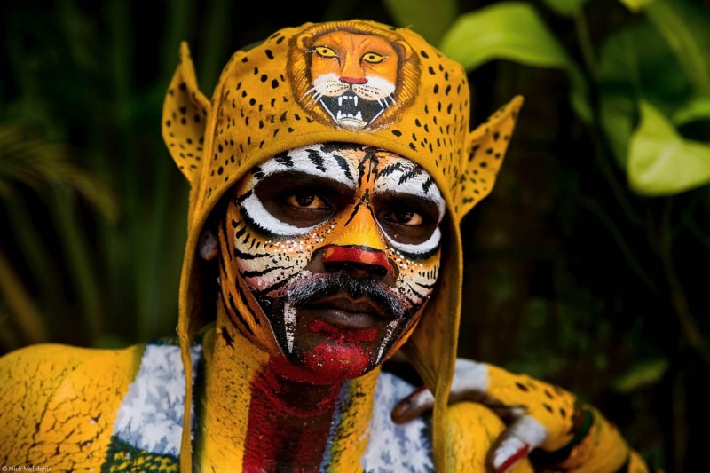 kerala, tiger, yellow, onam, 1080P, fancy dress, body, funny, man, malayalam, beautiful, dark, cute, dancer, paint, black
