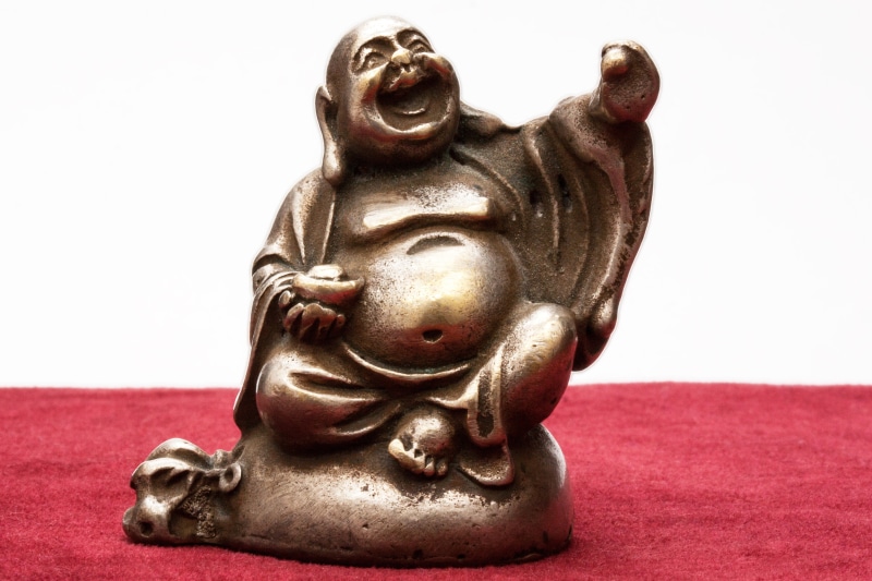 colored, inner calm, metal, no people, buddha, budai, human representation, indoors, fill, cast, siddhartha gautama, creativity, art and craft, single object