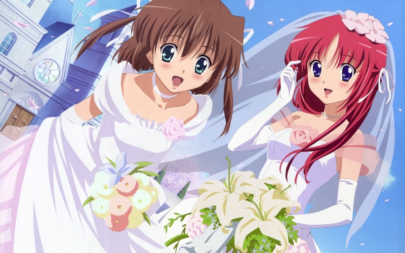 da capo, asakura, dress, kotori, nemu, girls, shirakawa, wedding, 2K, capo