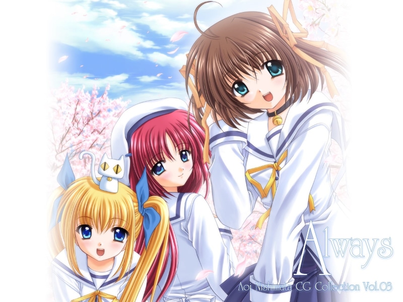 ribbons, capo, nishimata, choker, aoi, nemu, 720P, shirakawa, yoshino, kotori, asakura, da capo, sakura