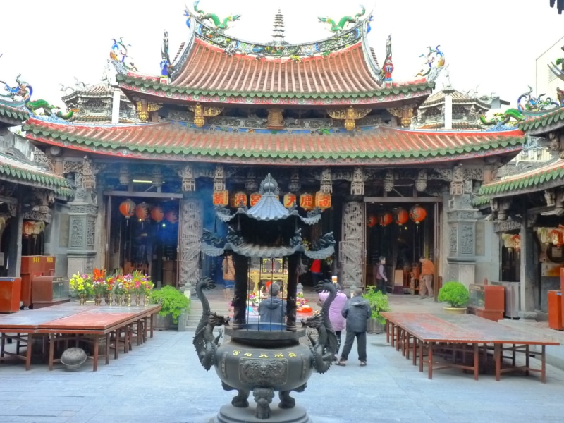 Temple, Religious, people, building exterior, east Asian Culture, china - East Asia, chinese, Matsu, roof, 1080P, outdoors, Lukang, asia, city, famous Place