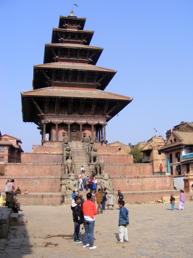 religion, temple, public domain, nyatapola, worship, lifestyles, Nepal, Nyatapola Temple, women, india, ancient, men, kathmandu, adult, tourism, ancient civilization