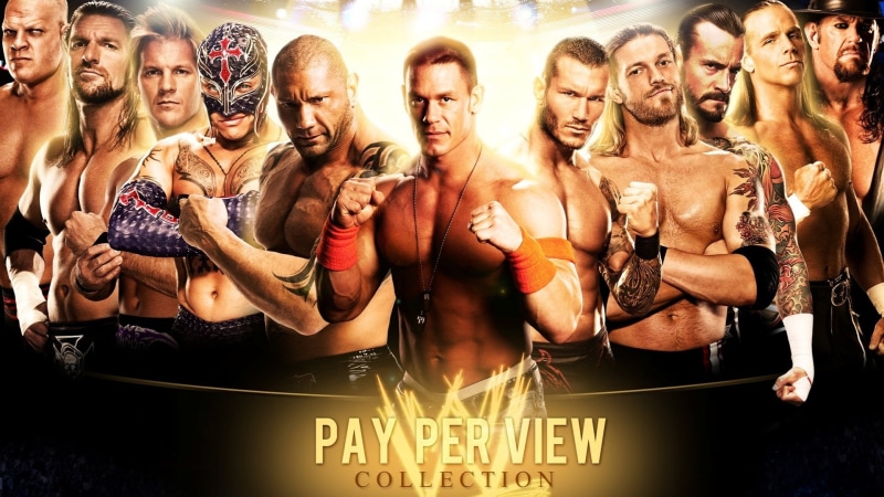 men, text, view, Kane, 1080P, arts culture and entertainment, per, Shawn Michaels, celebration, crowd, Batista, Randy Orton, music, WWE, event, Rey Mysterio