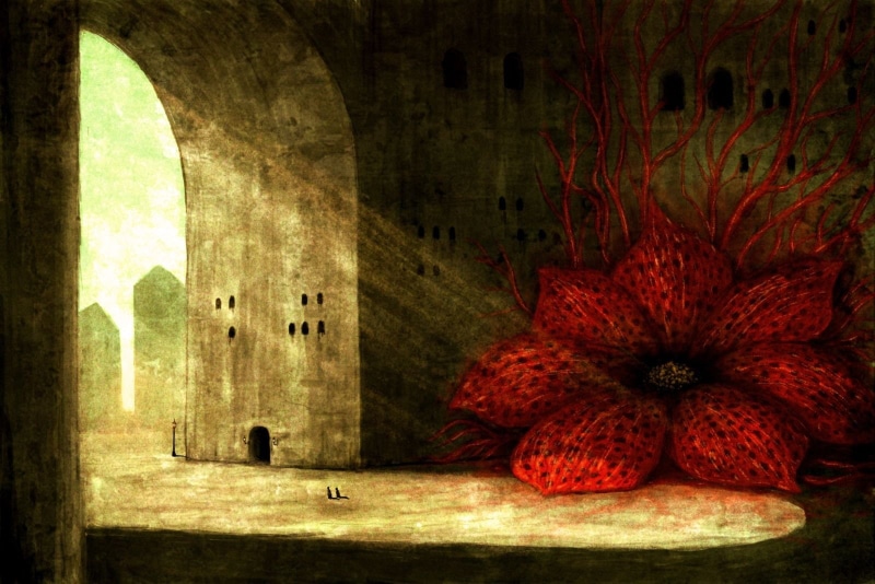 original, flowers, scenic, building, 720P, guru