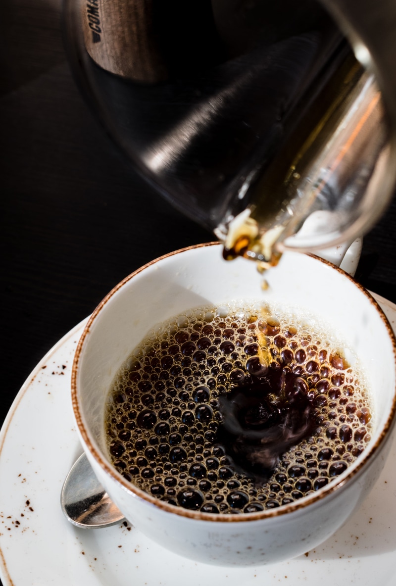 coffee maker, 4K, crockery, pouring, chemex, lithuania, close-up, refreshment, indoors, freshness, no people, froth, caffee, food and drink, coffee, food