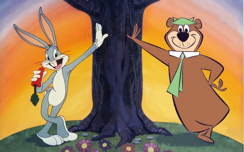 bunny, desktop, bear, bugs, yogi, 1080P