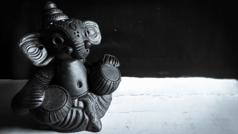 statue, creativity, 4K, hinduism, nature, religion, animal, art and craft, ornate, belief, craft, close-up, lord ganesh, indian god, animal representation