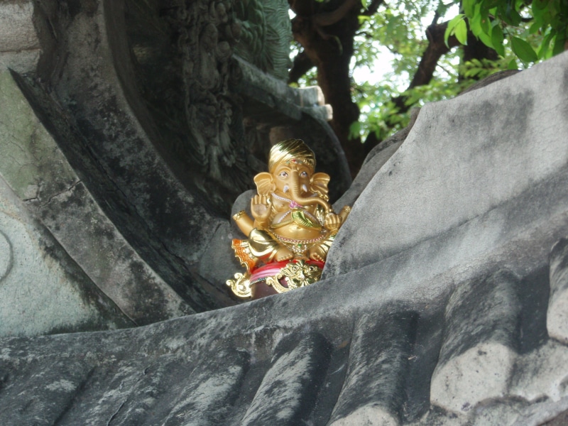 statue, male likeness, travel, day, ganesh, hinduism, elephant, belief, 2K, culture, idol, spirituality, sculpture, human representation, low angle view