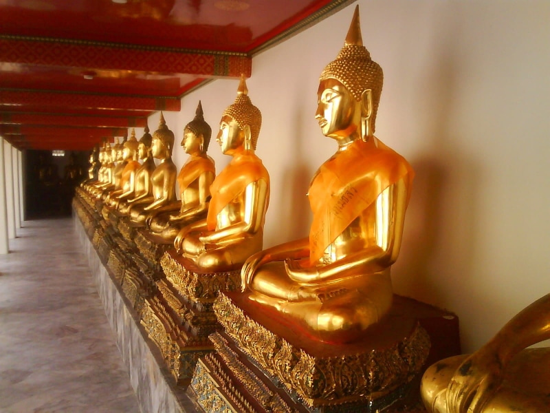 statue, sitting, sculpture, building, built structure, ornate, travel destinations, spirituality, male likeness, art and craft, idol, buddhas, religion